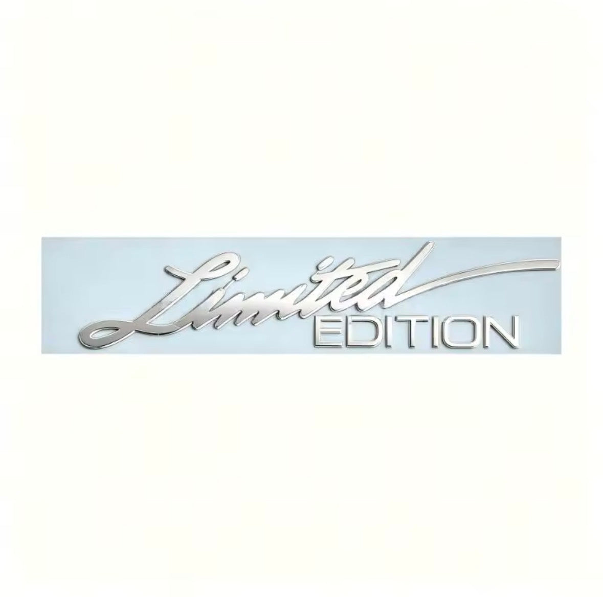 2x Limited Edition Auto Aufkleber Silber und Gold – Sticker Emblem Tuning