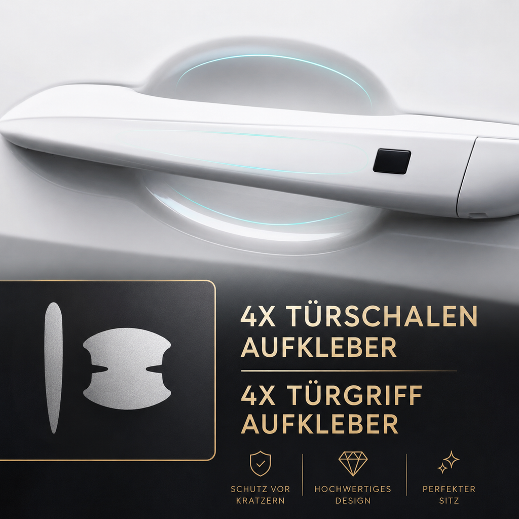 8x Schutzfolie Auto-Türgriff-Aufkleber, Kratzfest Universal Passt Für Alle Autos