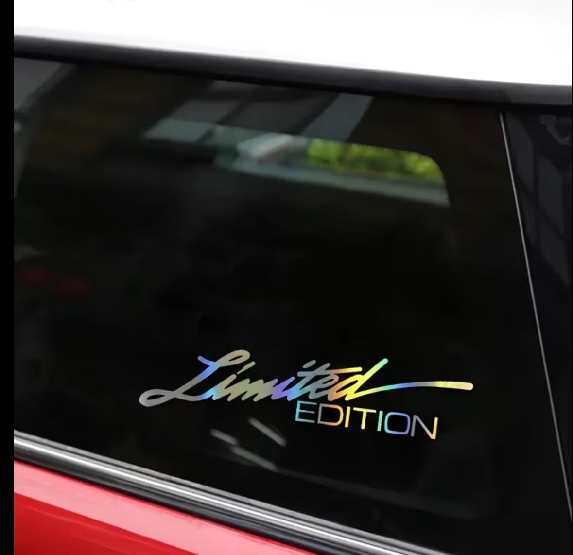 2 Stück Limited Edition Hologramm Aufkleber – Auto Sticker | Universal & Selbstklebend