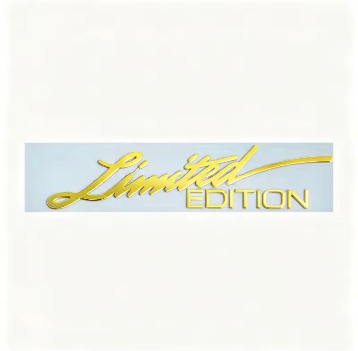 2x Limited Edition Auto Aufkleber Silber und Gold – Sticker Emblem Tuning