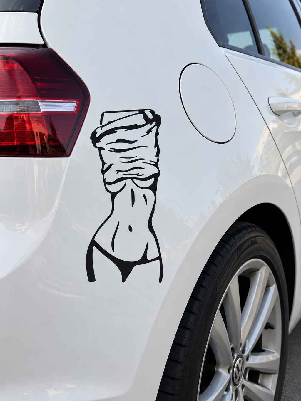 Auto Aufkleber Sexy Lady Frauen Silhouette – 3 Farben | Sticker für Auto