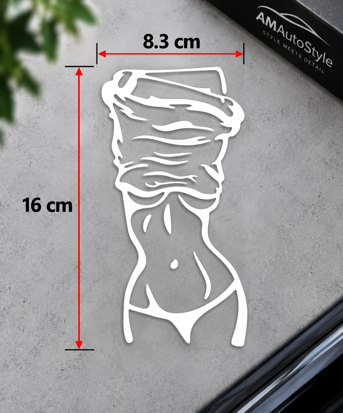 Auto Aufkleber Sexy Lady Frauen Silhouette – 3 Farben | Sticker für Auto