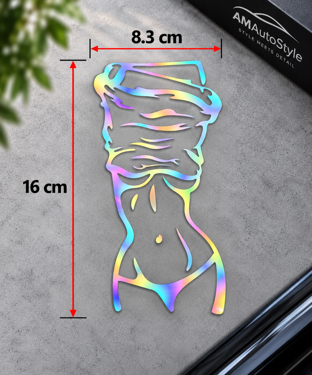 Auto Aufkleber Sexy Lady Frauen Silhouette – 3 Farben | Sticker für Auto
