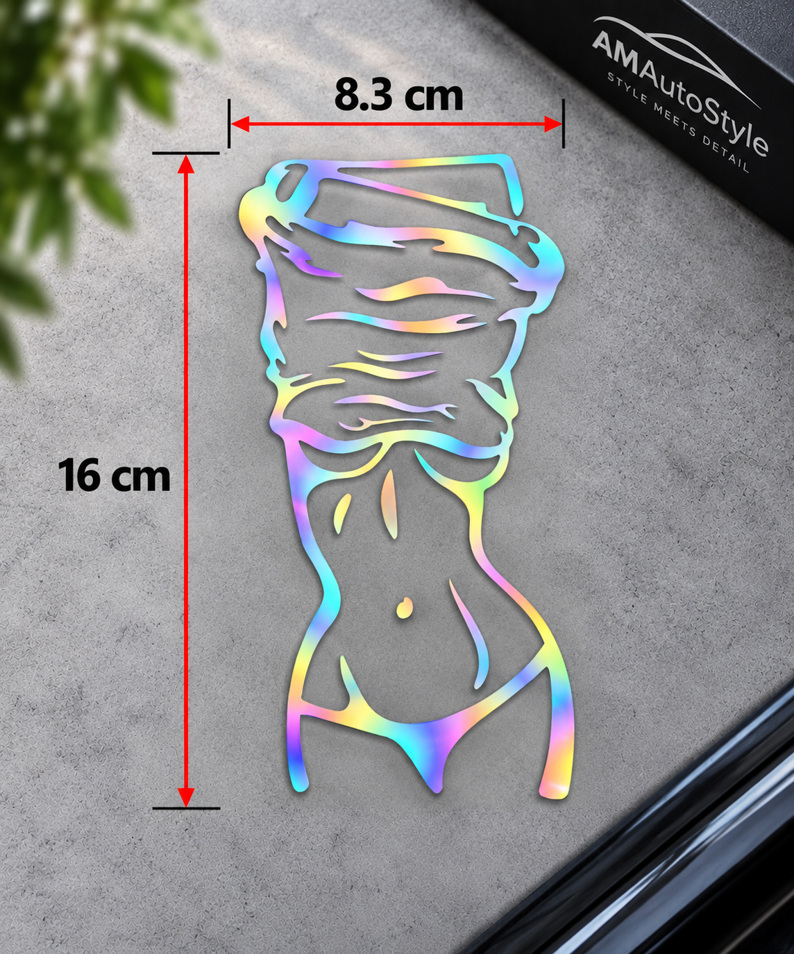 Auto Aufkleber Sexy Lady Frauen Silhouette – 3 Farben | Sticker für Auto