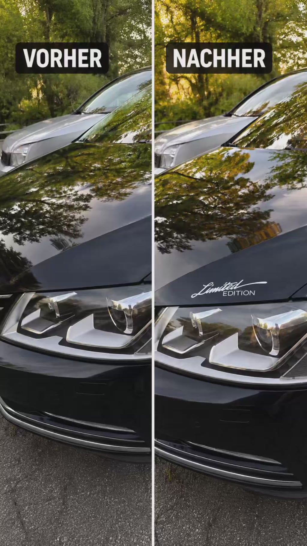 2 Stück Limited Edition Hologramm Aufkleber – Auto Sticker | Universal & Selbstklebend