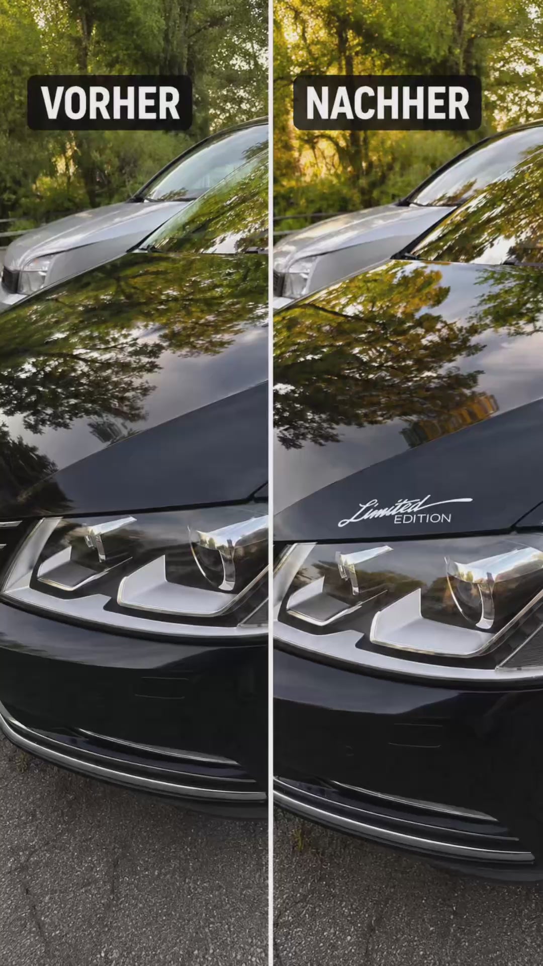 2 Stück Limited Edition Hologramm Aufkleber – Auto Sticker | Universal & Selbstklebend